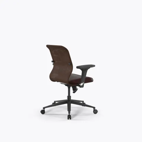 Кресло Sit 8 M4-9D - X2+Extra /Uh00/Wh12/D02P(M09.B11.G19.W02), Темно-коричневый