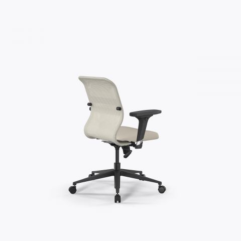 Кресло Sit 8 M4-9D - X2+Extra /Uh00/Wh12/D02P(M09.B11.G19.W02), Молочный