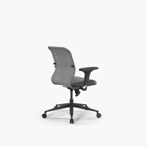 Кресло Sit 8 M4-9D - X2+Extra /Uh00/Wh12/D02P(M09.B11.G19.W02), Серый