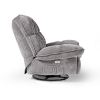 Электрическое кресло-реклайнер Eureka с местом для хранения вещей, серый