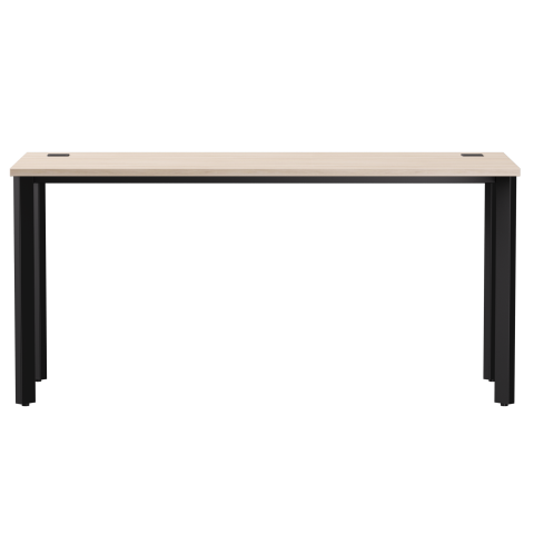 Стол прямой на металлокаркасе Everprof EVO 1580х670x755 мм опоры 45 гр Дуб Соната/Черный