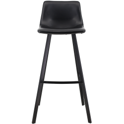 Стул барный Everprof Signal Экокожа Черный