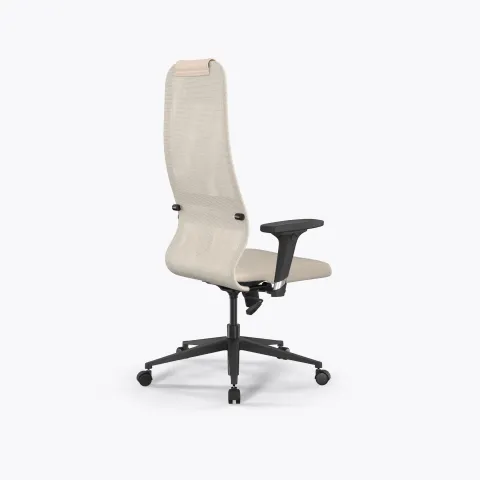 Кресло Sit 8 B1-9D - X2+Extra /Uh00/Wh12/D02P(M09.B11.G19.W02), Молочный