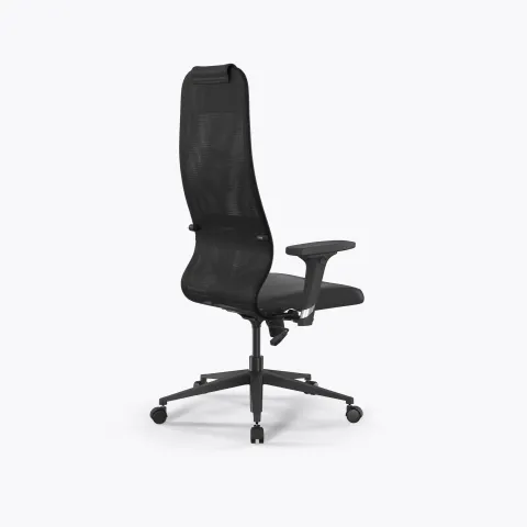 Кресло Sit 8 B1-9D - X2+Extra /Uh00/Wh12/D02P(M09.B11.G19.W02), Черный