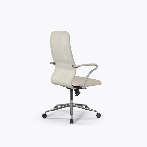 Кресло Sit 8 B2-9K - X2+Extra /Uh00/Wh12/K15cL(M09.B23.G18.W02), Молочный