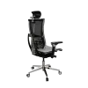 Кресло Y 4DF L2-57D - YM93+Infinity /Vc09/Nc09/D06P/H13mL-3D(M26.B35.G25.W04), Черный