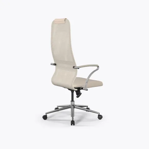 Кресло Sit 8 B1-9K - X2+Extra /Uh00/Wh12/K15cL(M09.B23.G18.W02), Молочный
