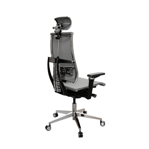 Кресло Y 4DF B2-5D - YM93 /Kc00/Nc00/D15P/H13mM-3D(M26.B35.G25.W04), Серый-Тем.Серый