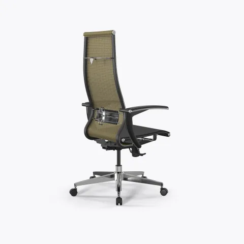 Кресло ErgoLife Set 7/подл.158/осн.Synchro 004, Золотой ротанг-Черный