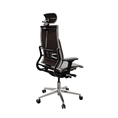 Кресло Move B2-10D - Infinity /Kc06/Nc06/D04P/H13mL-3D(M26.B32.G25.W03), Темно-коричневый