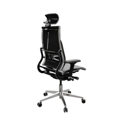 Кресло Move B2-10D - Infinity /Kc06/Nc06/D04P/H13mL-3D(M26.B32.G25.W03), Черный (бежевая строчка)