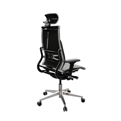 Кресло Move B2-10D - Infinity /Kc06/Nc06/D04P/H13mL-3D(M26.B32.G25.W03), Черный (бежевая строчка)