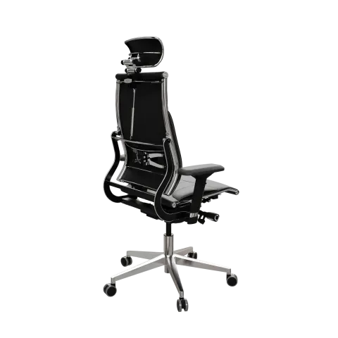 Кресло Move B2-10D - Infinity /Kc06/Nc06/D04P/H13mL-3D(M26.B32.G25.W03), Черный (бежевая строчка)