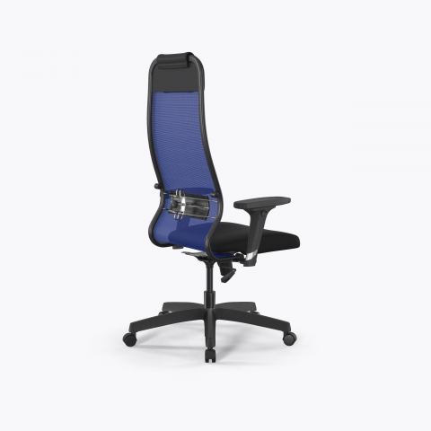 Кресло ErgoLife Set 11/подл.200/осн.Sit 001, Синий-Черный