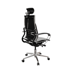 Кресло Move B2-10K - Infinity /Kc06/Nc06/K2cL/H13mL-3D(M26.B32.G25.W03), Черный (бежевая строчка)