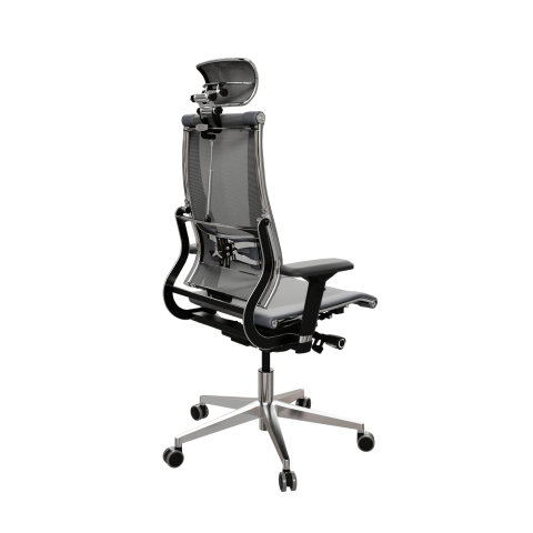 Кресло Move B2-14D - YM93+Infinity /Kc09/Nc09/D04P/H13mM-3D(M26.B32.G25.W03), Серый-Тем.Серый