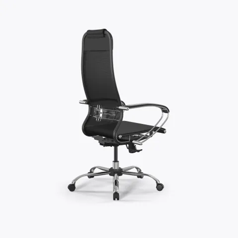 Кресло ErgoLife Set 4/подл.131/осн.Synchro 003, Черный