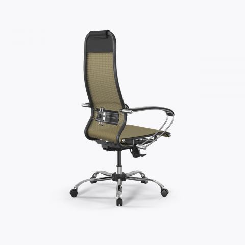 Кресло ErgoLife Set 4/подл.131/осн.Synchro 003, Золотой ротанг