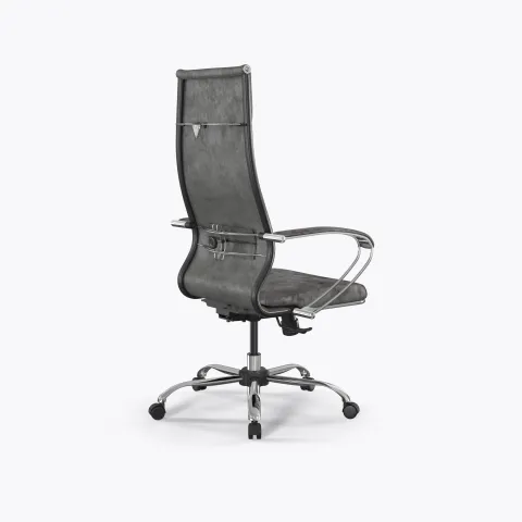 Кресло ErgoLife Set L42 Bravo/подл.118/осн.Synchro 003, Светло-серый