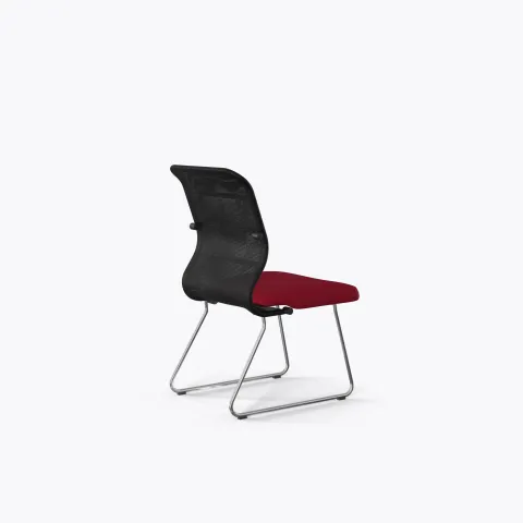 Кресло Sit 8 M4-9 - X2+Bahama /Uh00/Wh12(F54), Черный-Красный