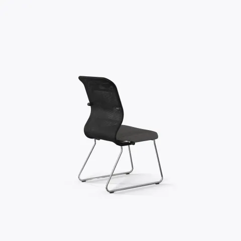 Кресло Sit 8 M4-9 - X2+Bahama /Uh00/Wh12(F54), Черный-Тем.серый