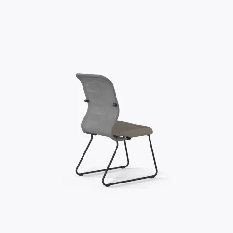 Кресло Sit 8 M4-9 - X2+Bahama /Uh00/Wh12(F57), Серый-Песочный