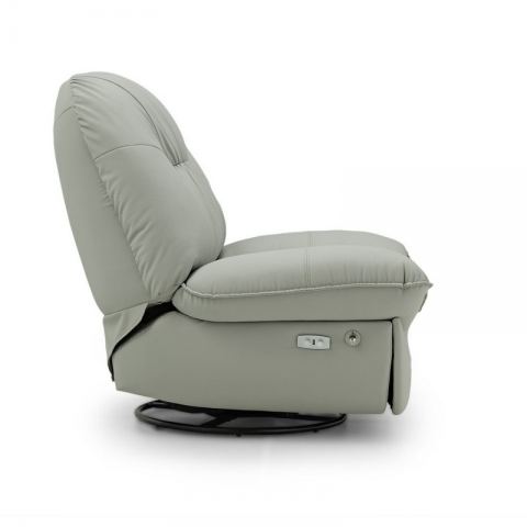 Кресло-реклайнер Eureka EEA02 с откидной спинкой и функцией качания, серый