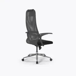 Кресло Sit 8 B1-8U - X1+UMF(X1) /Uh00/Wh00/U0mL-b(M09.B23.G18.W01), Св.серый-Черный