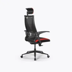 Кресло SynchroSit 10 B2-170U - T+UMF(SY271)+Extra /Kb38/Wh09/U0mL-b/H13mL-Pf-1DF(M20.B11.G19.W02), Черн-Крас