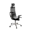 Кресло Y 4DF B2-5D - YM93 /Kc00/Nc00/D15P/H13mM-3D(M26.B32.G25.W03), Серый-Тем.Серый