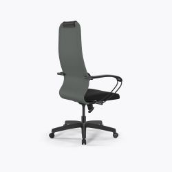 Кресло SU-B-10/подл.130/осн.001, Тем.серый-Черный