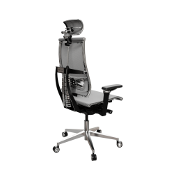 Кресло Y 4DF B2-5D - YM93 /Kc00/Nc00/D15P/H13mM-3D(M26.B32.G25.W04), Св.серый-Белый