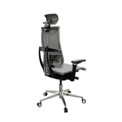 Кресло Y 4DF B2-5D - YM93 /Kc00/Nc00/D15P/H13mM-3D(M26.B32.G25.W04), Серый-Тем.Серый