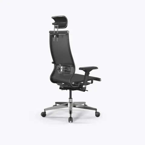 Кресло SynchroSit 10 B2-107D - T /Km00/Nb00/D04P/H13mL-2D(M24.B22.G18.W03), Серый(допЧерный)