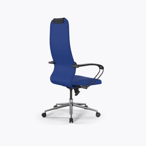 Кресло SU-B-10/подл.130/осн.009, Синий