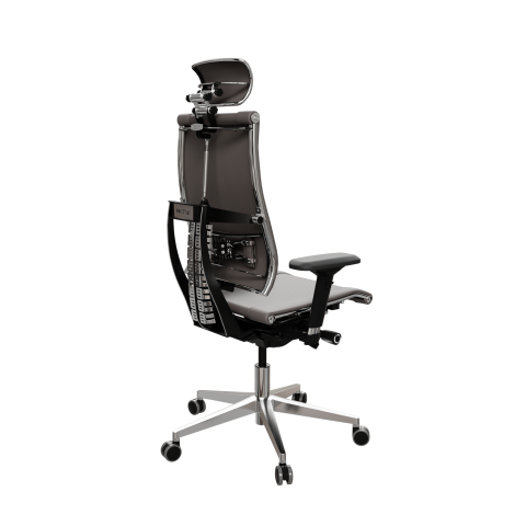 Кресло Y 4DF B2-17D - Infinity /Kc09/Nc09/D04P/H13mL-3D(M26.B32.G25.W03), Серый