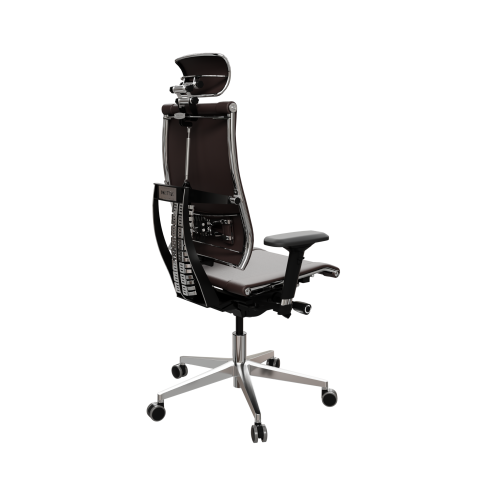 Кресло Y 4DF B2-17D - Infinity /Kc09/Nc09/D04P/H13mL-3D(M26.B32.G25.W03), Темно-коричневый