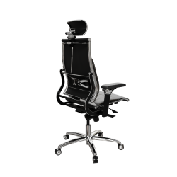 Кресло Move L2-10D - Infinity /Kc06/Nc06/D06P/H13mL-3D(M06.B34.G04.W04), Черный (бежевая строчка)