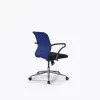 Кресло Sit 8 M4-8K - X2+UMF(X1) /Uh00/Wh00/K15bL(M09.B23.G18.W01), Синий-Черный