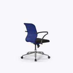 Кресло Sit 8 M4-8K - X2+UMF(X1) /Uh00/Wh00/K15bL(M09.B23.G18.W01), Синий-Черный