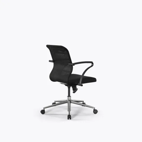 Кресло Sit 8 M4-8K - X2+UMF(X1) /Uh00/Wh00/K15bL(M09.B23.G18.W01), Черный