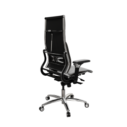 Кресло Move L1-10D - Infinity /Kc06/Nc06/D06P(M06.B34.G04.W04), Черный (бежевая строчка)