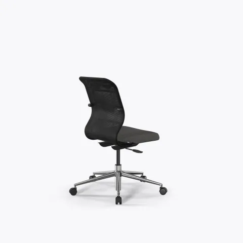 Кресло Sit 8 M4-9 - X2+Bahama /Uh00/Wh12(M01.B23.G18.W01), Черный-Тем.серый