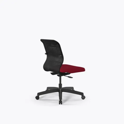 Кресло Sit 8 M4-9 - X2+Bahama /Uh00/Wh12(M01.B02.G15.W01), Черный-Красный