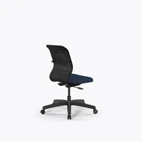 Кресло Sit 8 M4-9 - X2+Bahama /Uh00/Wh12(M01.B02.G15.W01), Черный-Синий