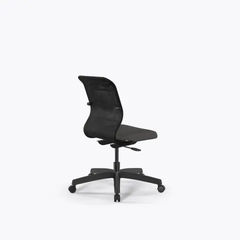 Кресло Sit 8 M4-9 - X2+Bahama /Uh00/Wh12(M01.B02.G15.W01), Черный-Тем.серый