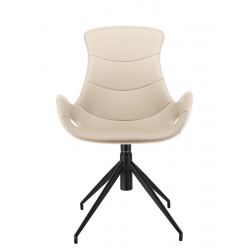 Кресло обеденное Everprof Freedom Экокожа Бежевый