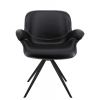 Кресло обеденное Everprof Aurora Экокожа Черный
