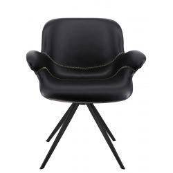 Кресло обеденное Everprof Aurora Экокожа Черный