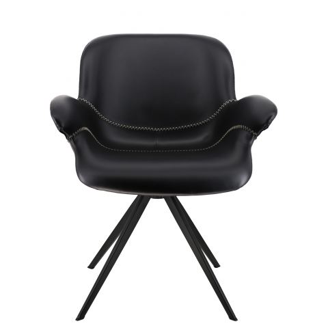 Кресло обеденное Everprof Aurora Экокожа Черный